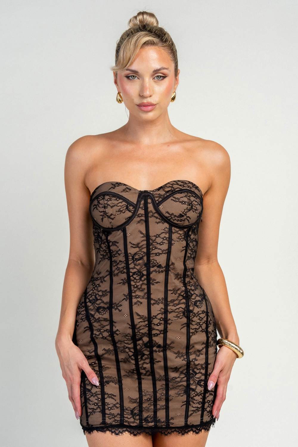 “Lacey” Holiday Mini Dress