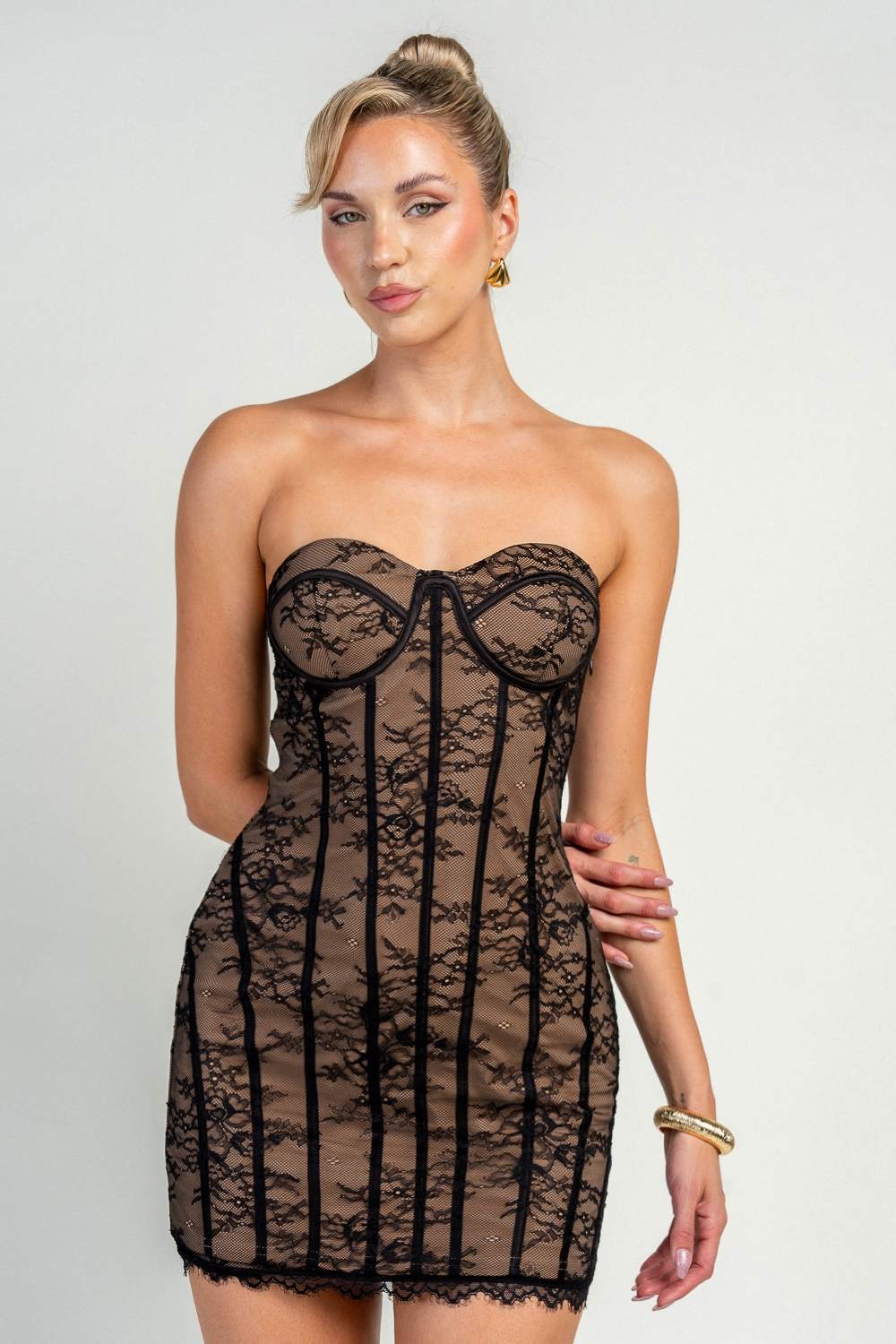“Lacey” Holiday Mini Dress