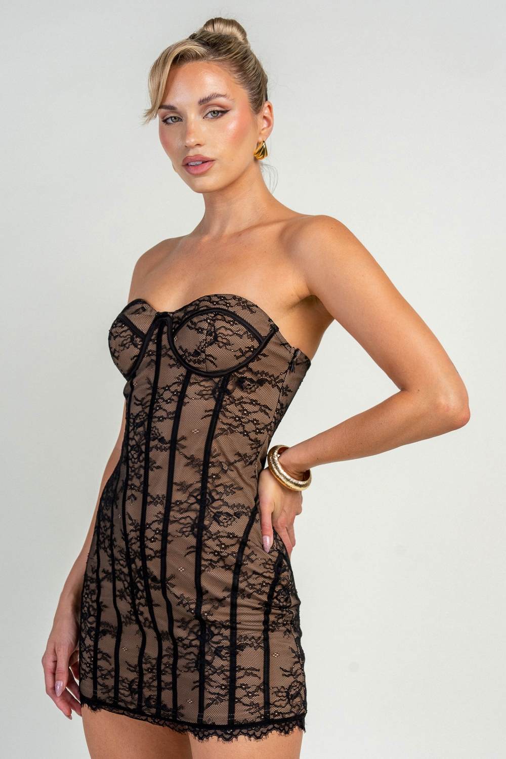 “Lacey” Holiday Mini Dress