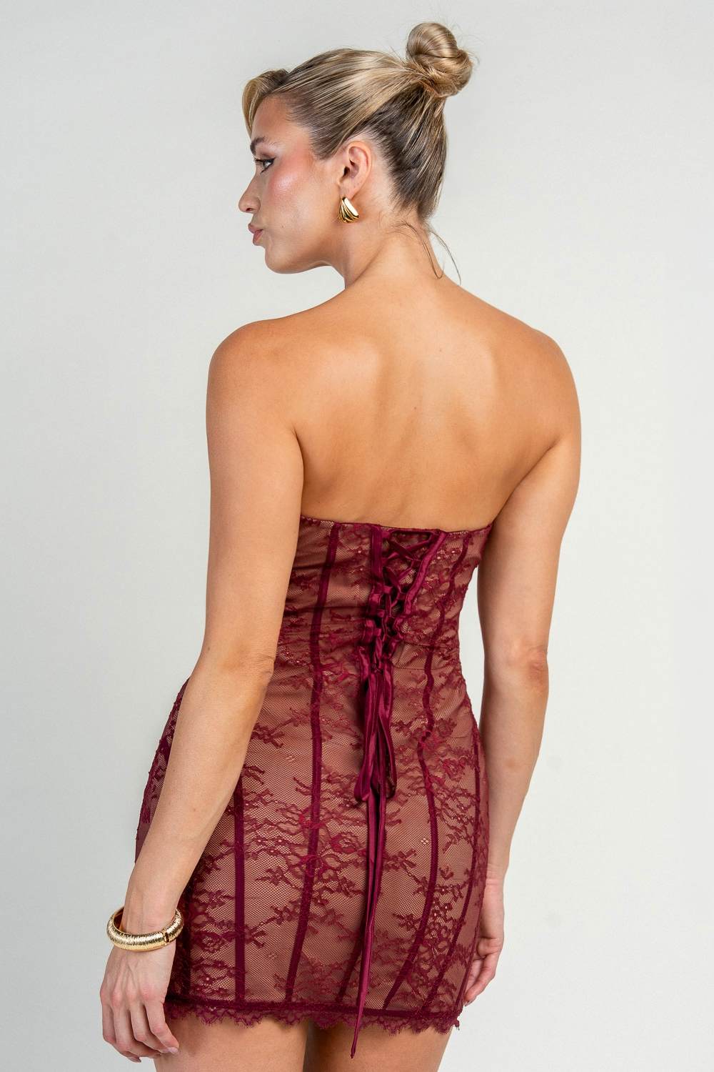 “Lacey” Holiday Mini Dress